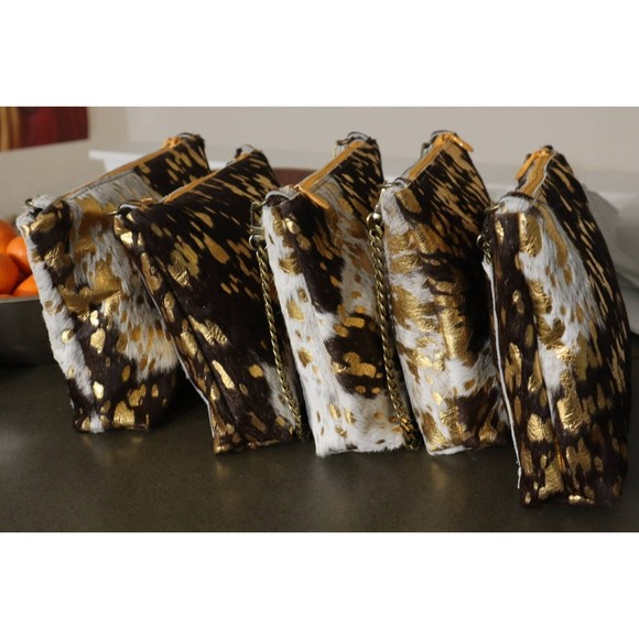 Uwakstar Crossbody bag for woman, messenger bag, leather bag, Cowhide acid wash - Picture 2 of 4